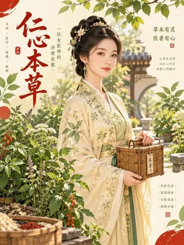 药香娘子有点甜 短剧封面 - 免费精品短剧